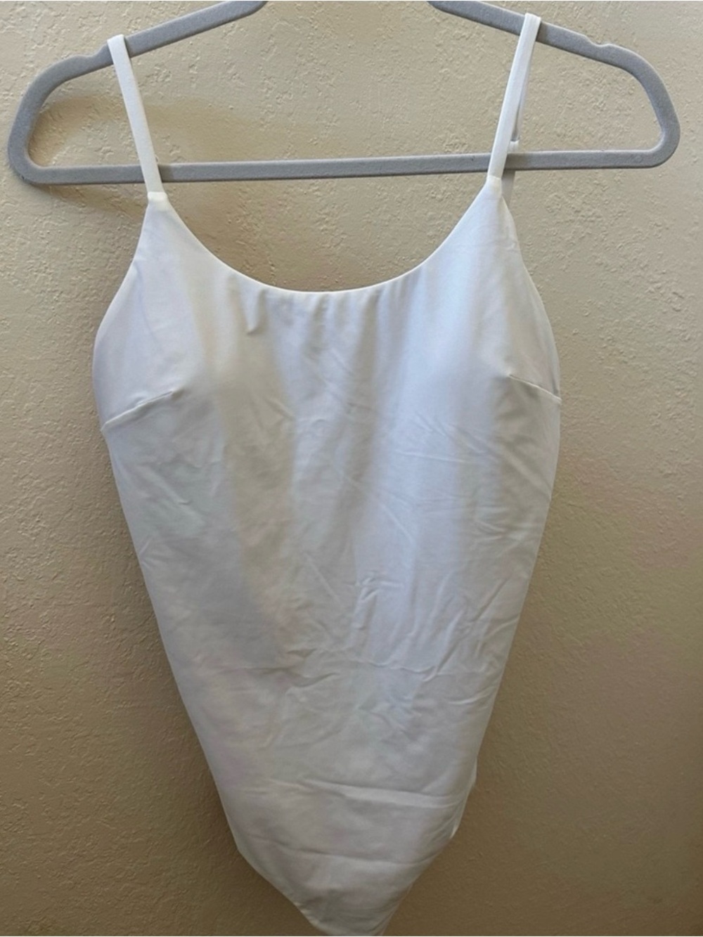 Lululemon Waterside One-Piece Swimsuit White Size Large NWT Adjustable Straps